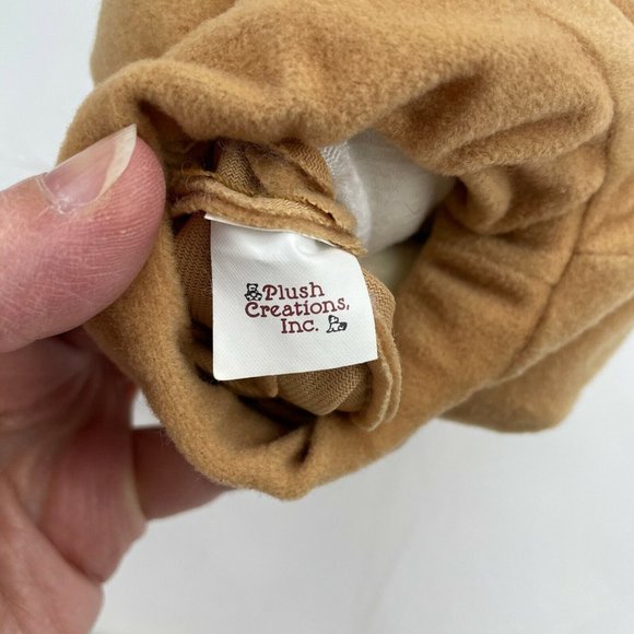 Plush Creations Inc Brown Lion Hand Puppet with Sound Pretend Play Visual Aid - Picture 6 of 8